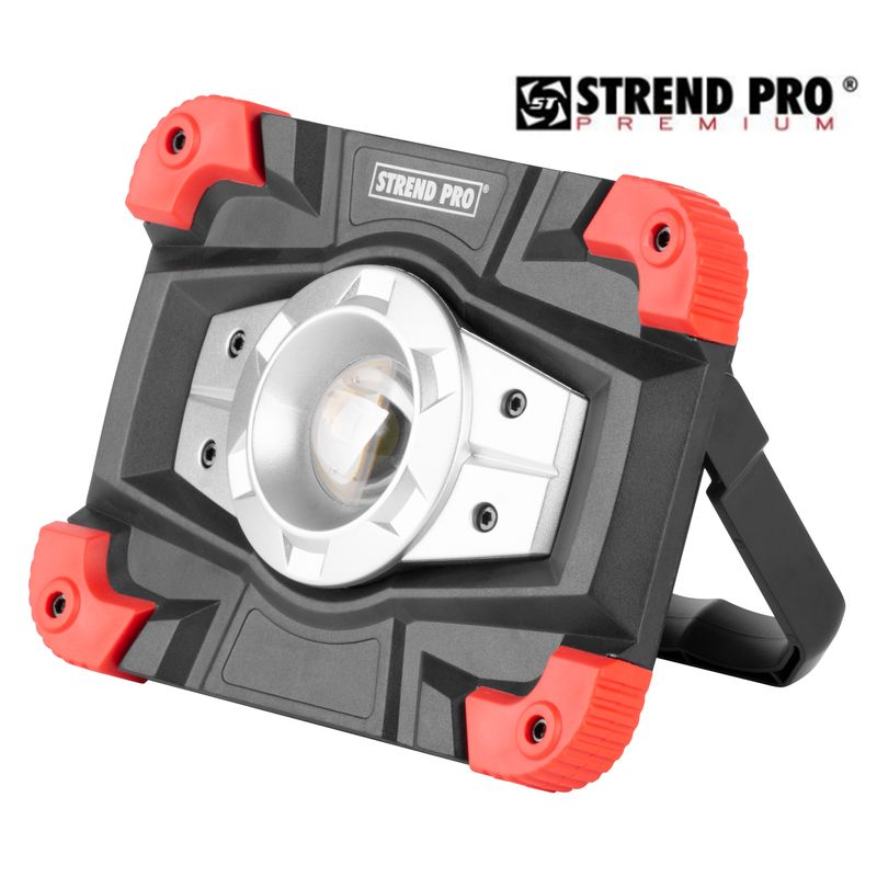 Strend Pro Worklight, 10W, LED 600 lm, darba lampa un brīdinājuma atstarotājs, USB ieeja/izeja