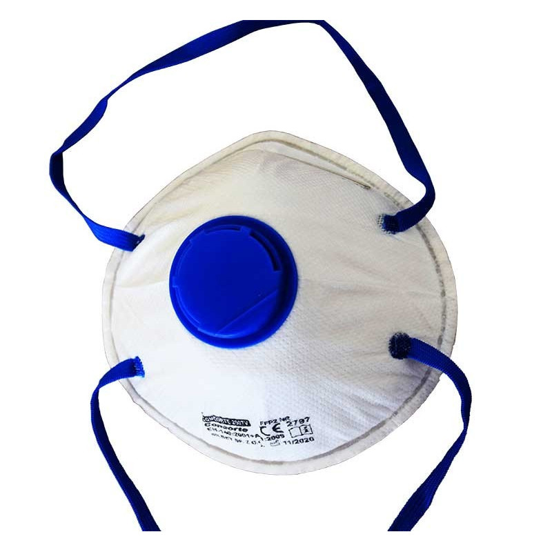 Respirators FFP2 ovāls ar vāstu