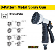 Laistāmā pistole 8-funkcijas metāla CROWNMAN