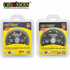 Dimanta disks 125x22,2mm TURBO  INDUSTRIAL CROWNMAN