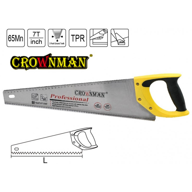 Zāģis  kokam 450mm CROWNMAN