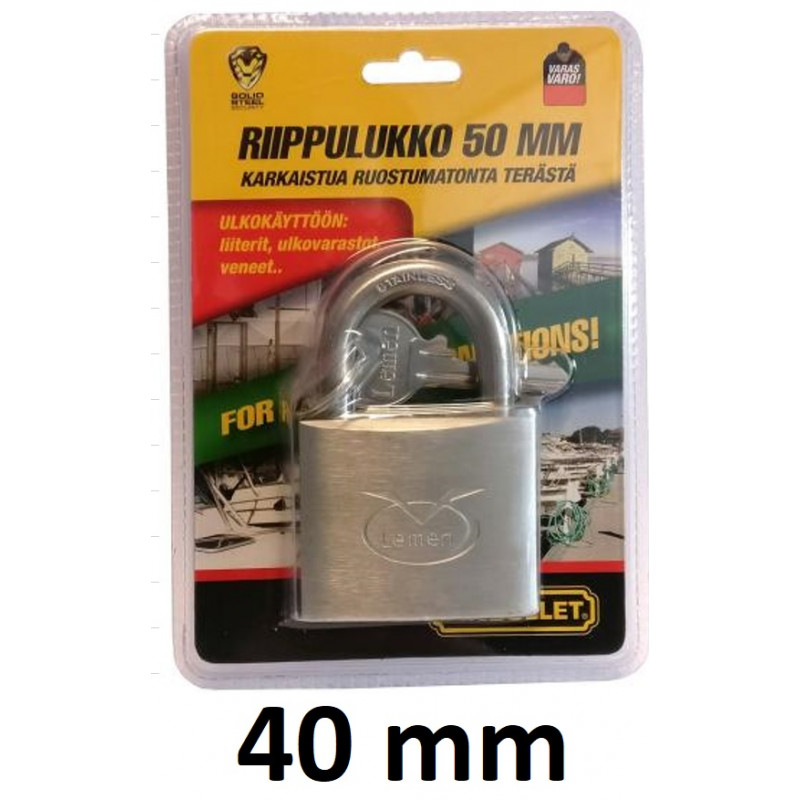 Padlock BOAT & OUT 40mm RST (Finland)