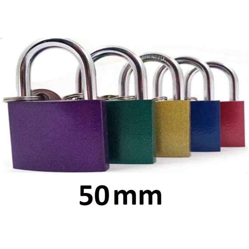 Padlock 50mm (mix of different colors)