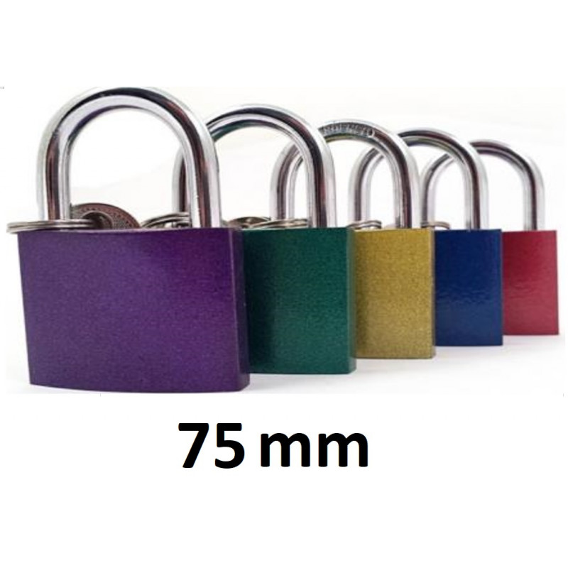 Padlock 75mm (mix of different colors)