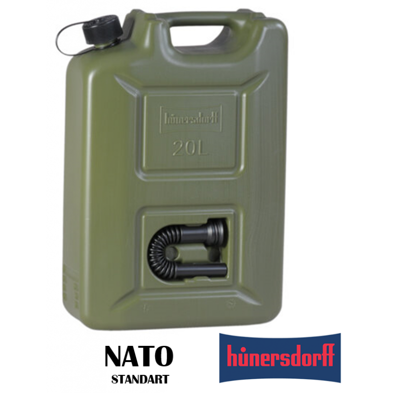 Plastmasas degvielas kanna 20L NATO STANDARD