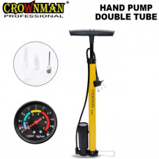 Pumpis ar  manometru 38*500 mm Crownman