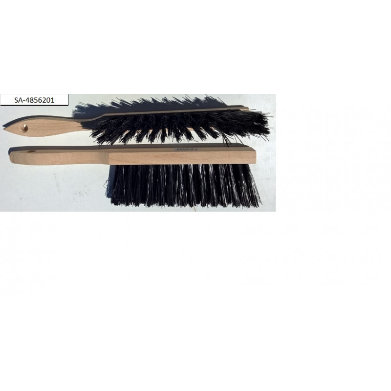 Broom narrow nylon bristles