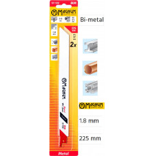 Zobenzāģa asmeņi  metālam 2gb  BIM 1.8/225mm MAGNUM (Somija)