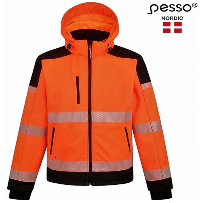 Virsjaka SOFTSHELL HI-VIS , oranža