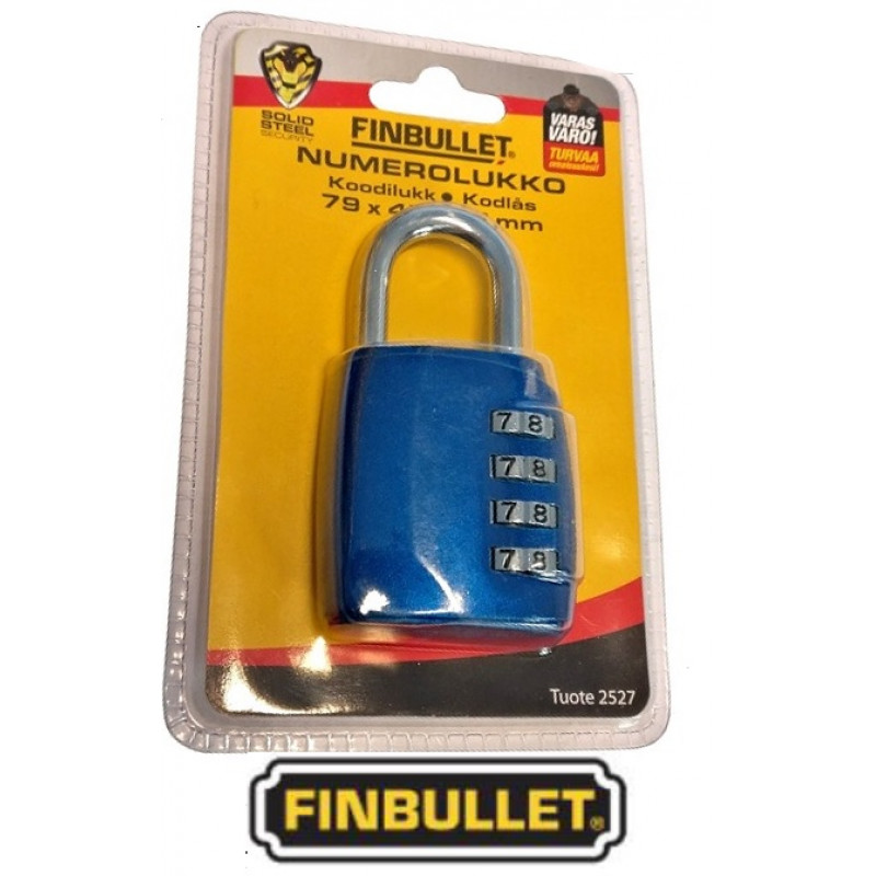 Code padlock 79x45x18mm GYM